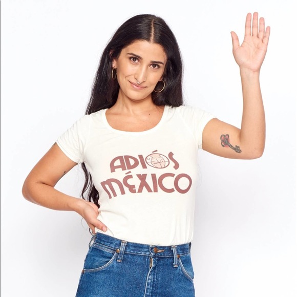 MIDNIGHT RIDER Adios Mexico Graphic Tshirt XSmall - Picture 1 of 3